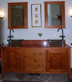 Handmade Solid Cherry Vanity By Eagle Woodworking Custommade Com