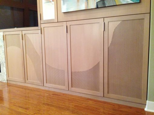 Custom Made Entertainment Center, Wall Unit