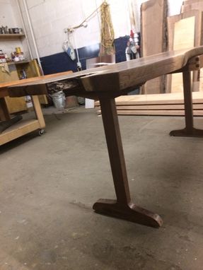 Custom Made Live Edge Walnut Desk