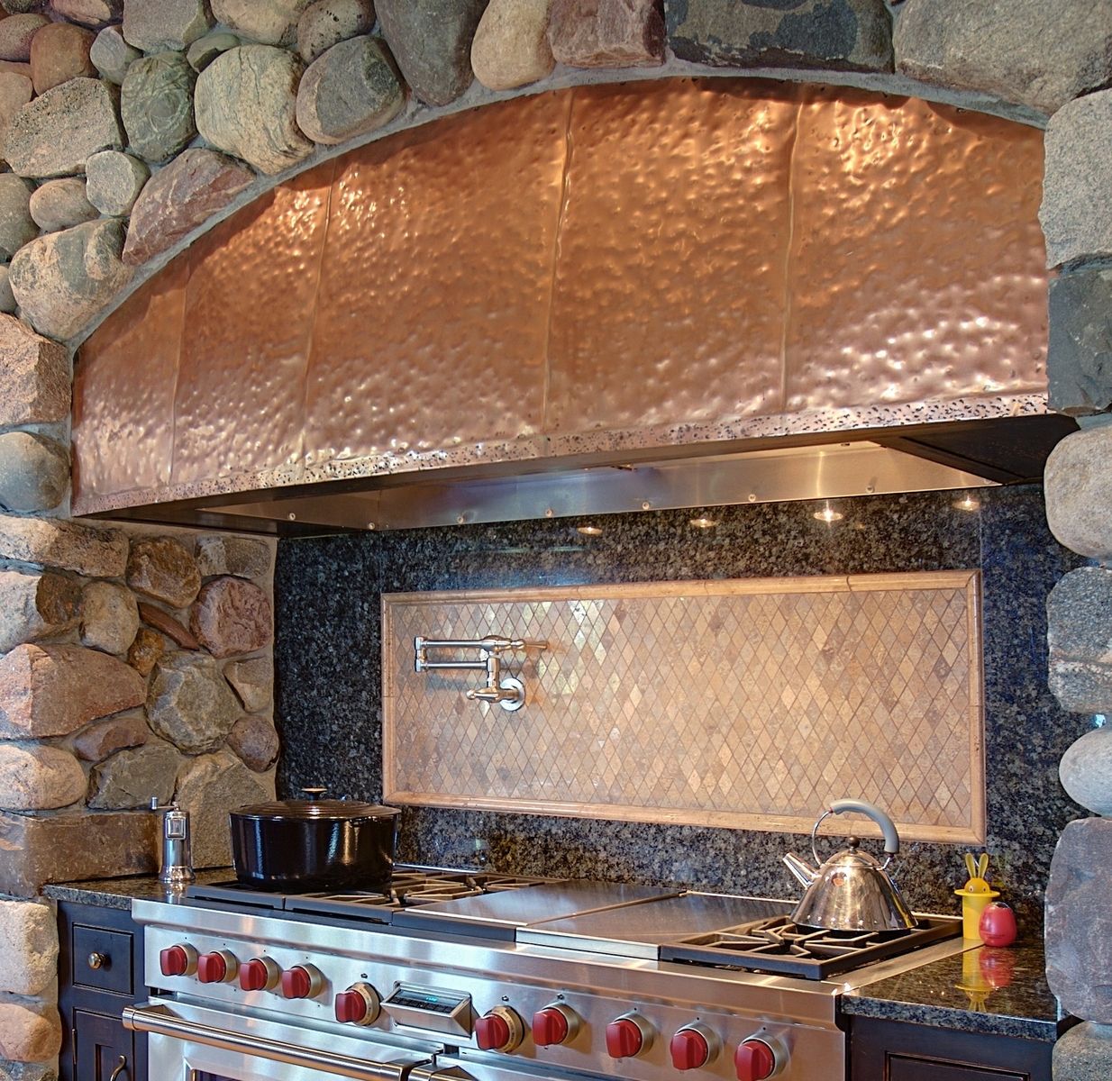 Custom McNabb Copper Kitchen Hood by North Shore Iron Works ...