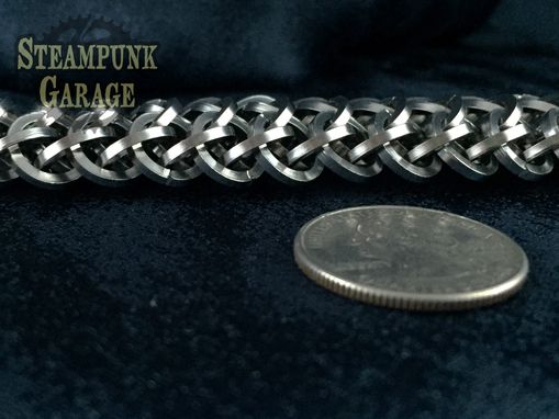 Handmade Wallet Chain - Extreme Heavy Duty - Square Wire Stainless Steel by  Steampunk Garage
