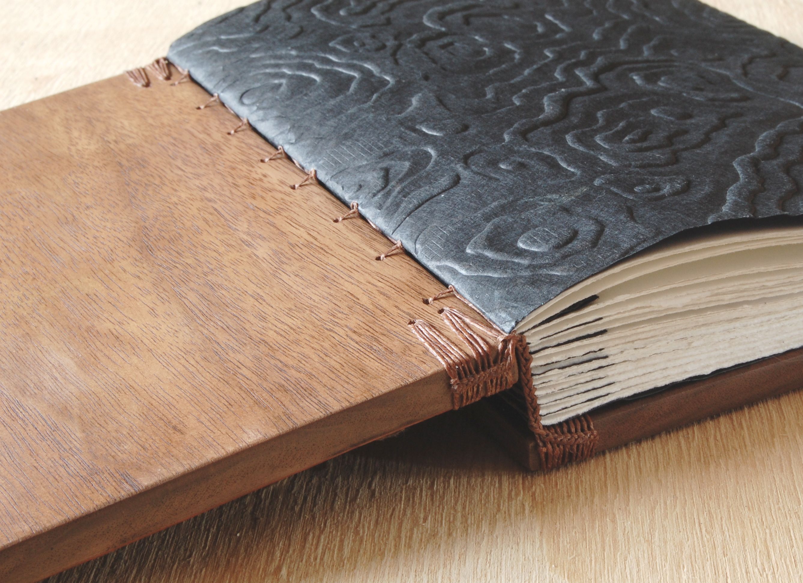 Buy Handmade Tree Bark Journal, made to order from Three Trees Bindery ...