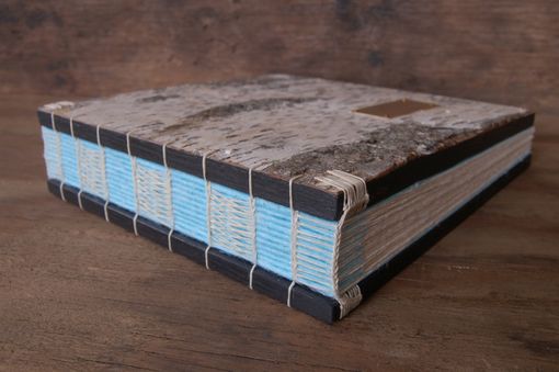 Custom Made Wedding Guest Book - Personalized Custom Birch Bark Wedding Wood Book - Rustic -Purple Gray White