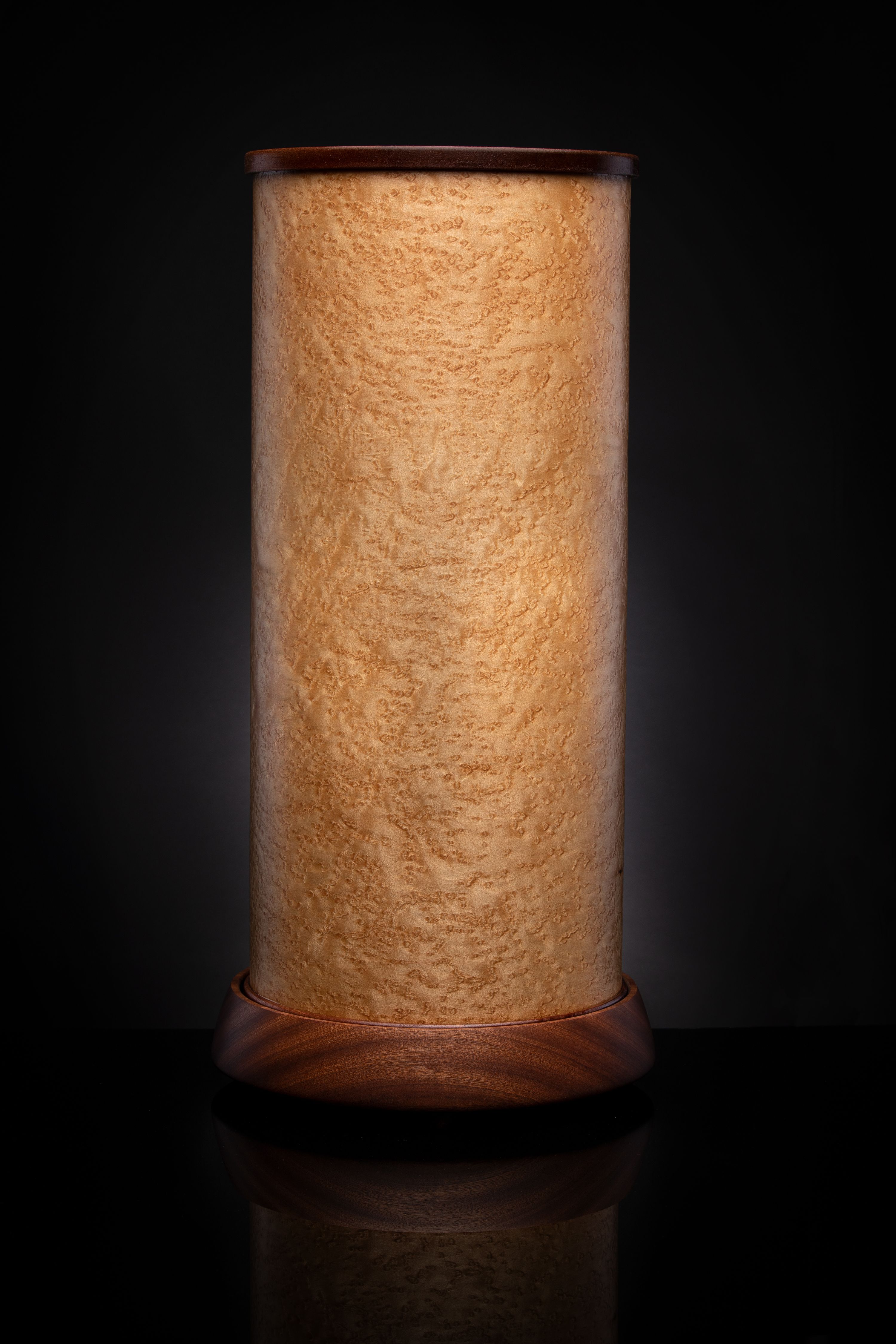 Buy Handmade Sunrise Lamp, made to order from Bradley Best Woodworking