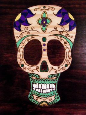 Custom Made "5 Amigos" Sugar Skull Art