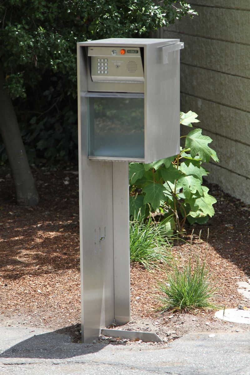 Handmade Contemporary Minimalist Modern Stainless Steel Mailbox/Call
