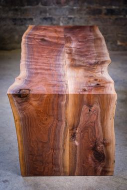 Custom Made Hardwood Slab Coffee Table