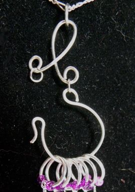 Custom Made Stitch Marker Holder Necklace