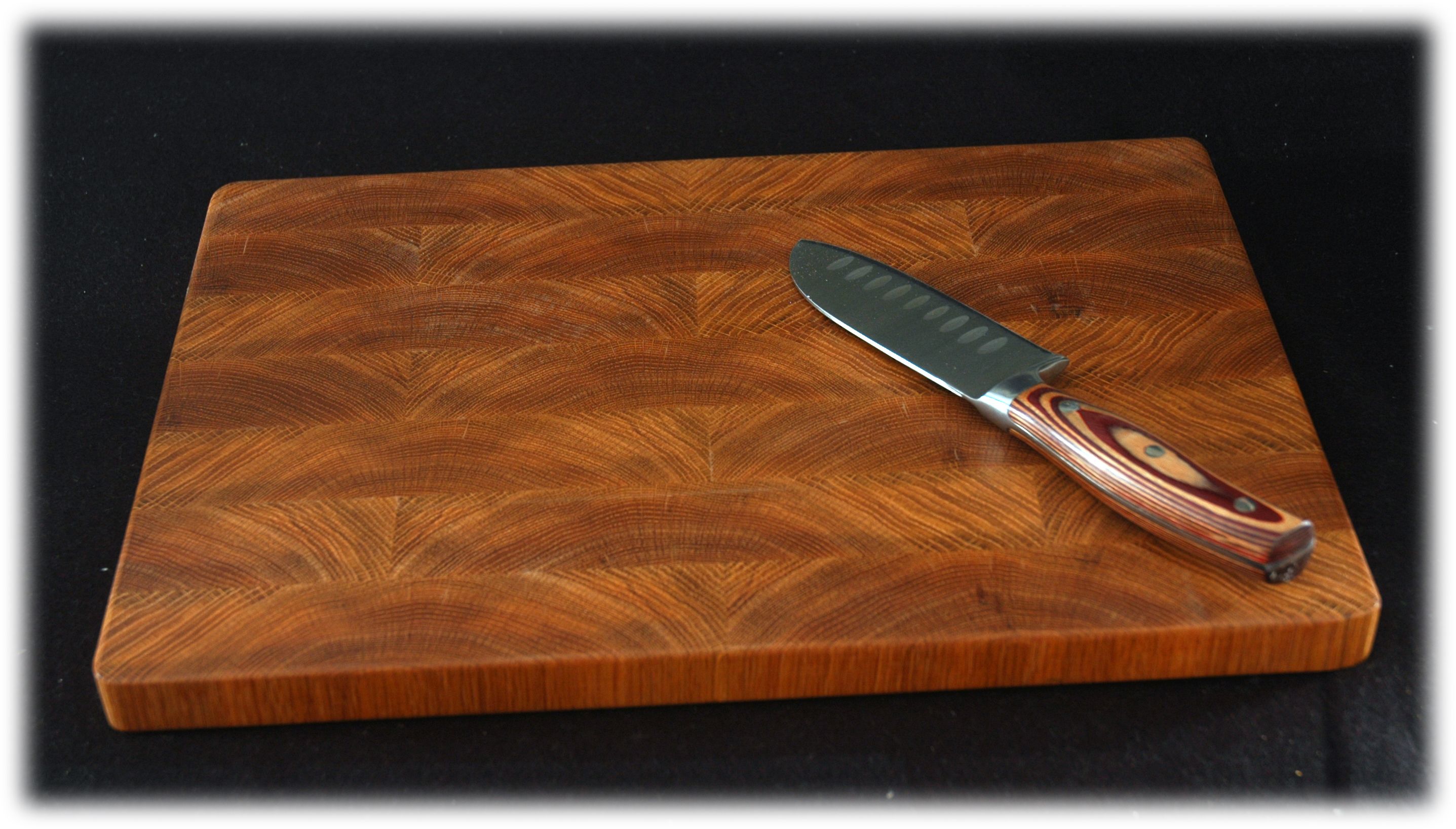 Custom Made End-Grain White Oak Cutting Board With A Walnut Accent (Butcher  Style) by ShopDog Turnery