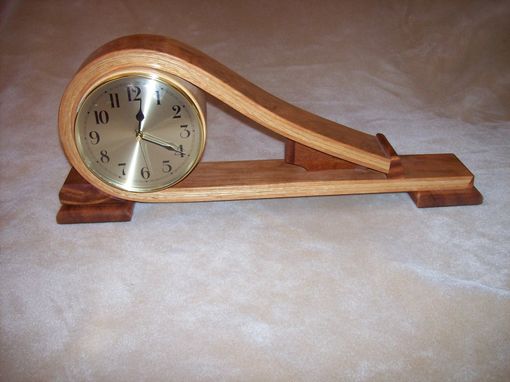 Custom Made Curved Mantel Clock