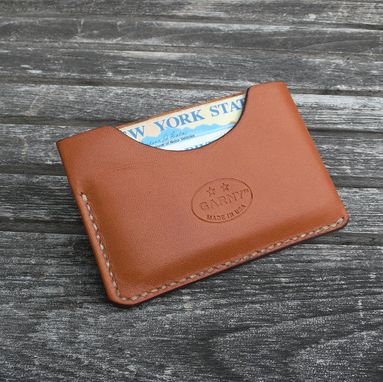 Custom Made Minimalist Leather Wallet