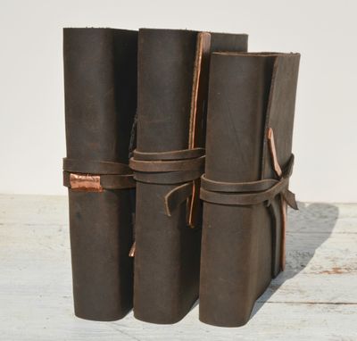 Custom Made Handmade Leather Bound Set Journal Collection (209)