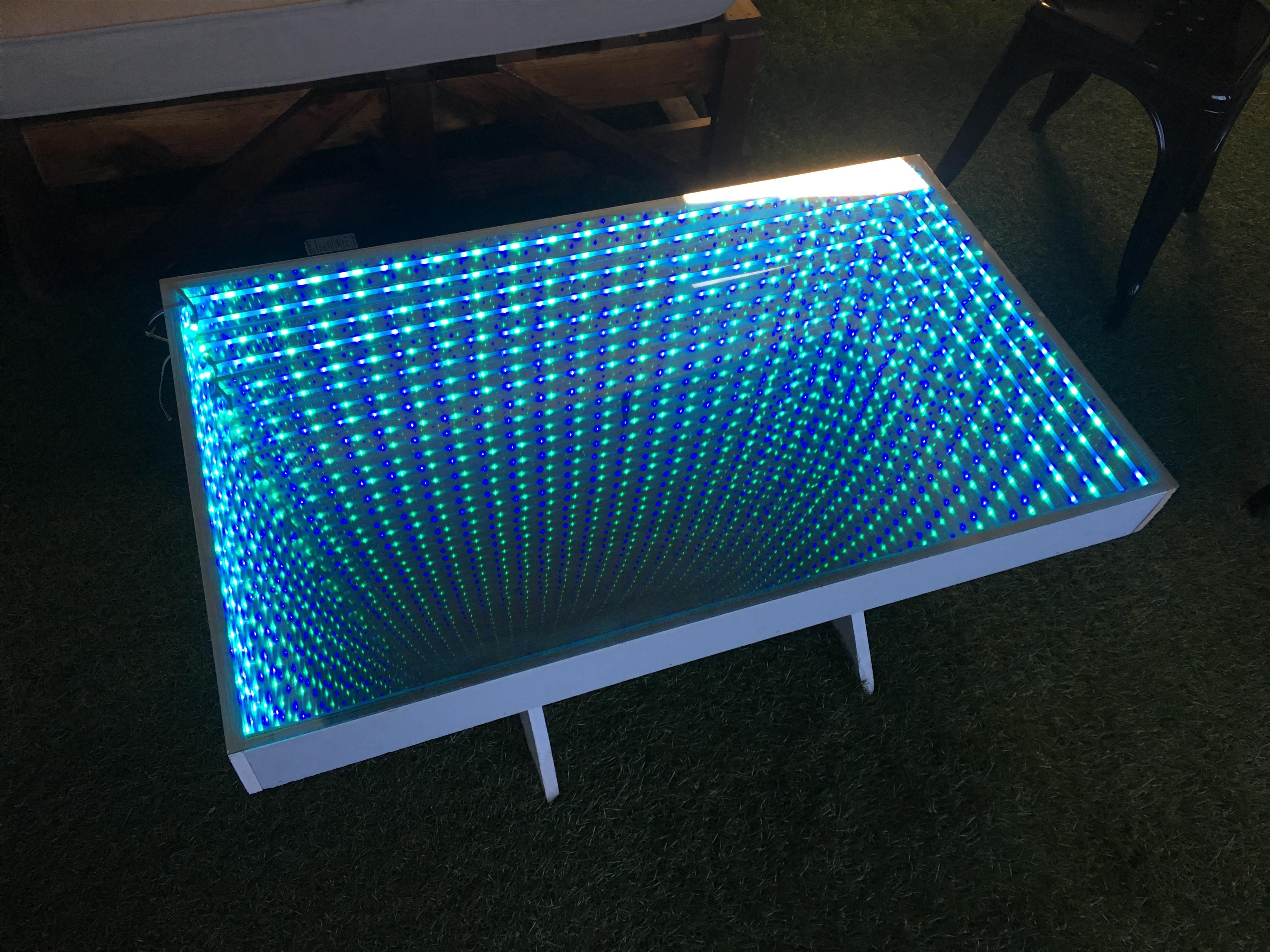 Custom Made Led Infinity Coffee Table By Construct Custommade Com