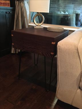 Custom Made Hairpin End Table