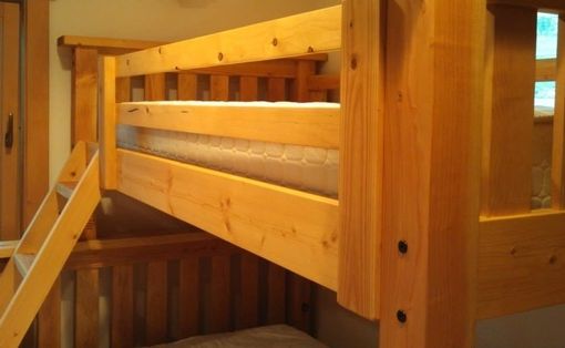 Custom Made Back To The Mountain Twin Over Full Size Craftsman Bunk Bed - Douglas Fir