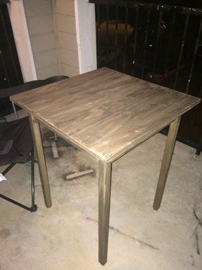 Custom Made Patio Breakfast Table