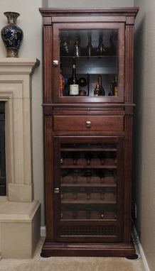 Custom Made Wine Cabinet/Curio Display Cabinet