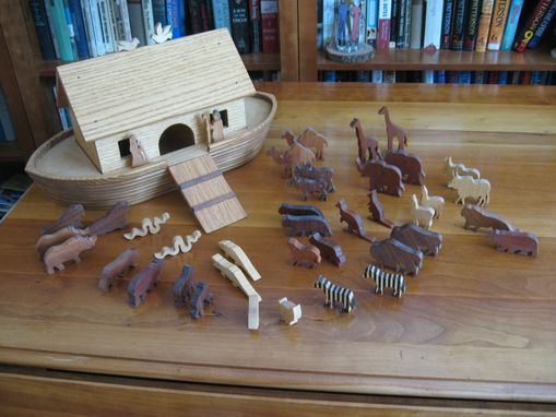 Custom Made Noah's Ark And Animals