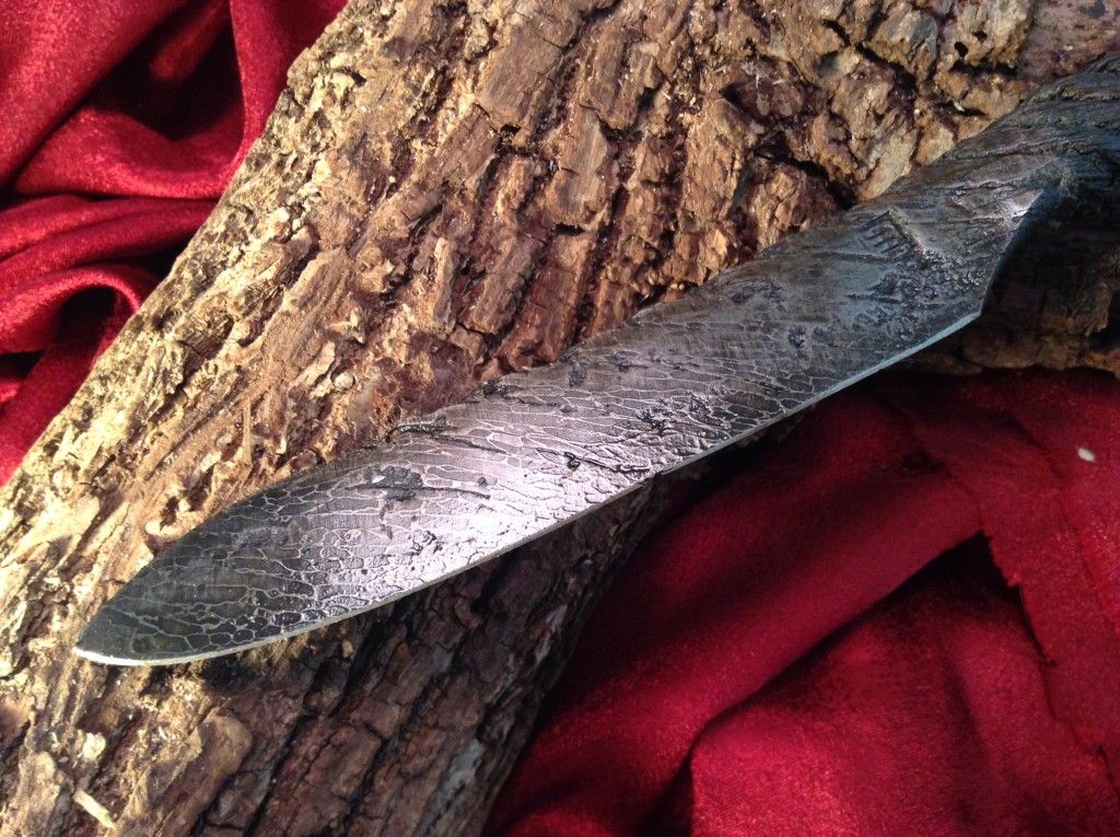 Custom Made Cable Damascus Knife by Underhill Forge | CustomMade.com