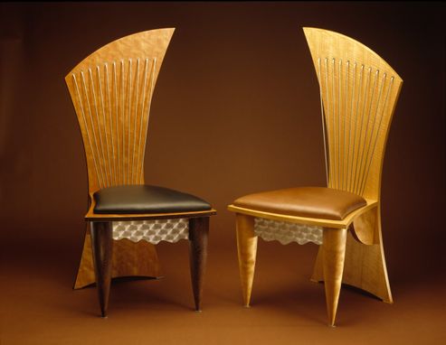 Custom Asymmetrical Dining Chairs by Holman Studios | CustomMade.com