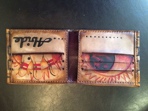 Custom Made The Dude/Lebowski Leather Wallet Men's Bifold