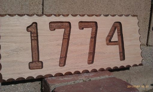 Custom Made Wood Sign
