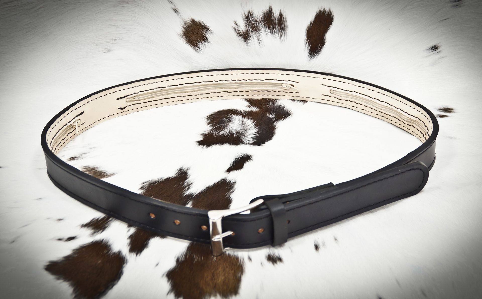 Buy Hand Crafted Custom Gun Belt With Secret Compartments Inside, made