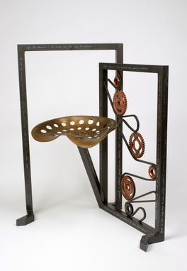 Custom Made Modern Unique One Of A Kind Metal Chairs