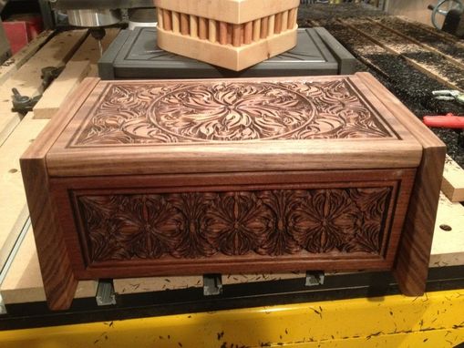 Custom Made Carved Wooden Boxes