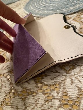 Custom Made Handmade Leather Womens Wallet