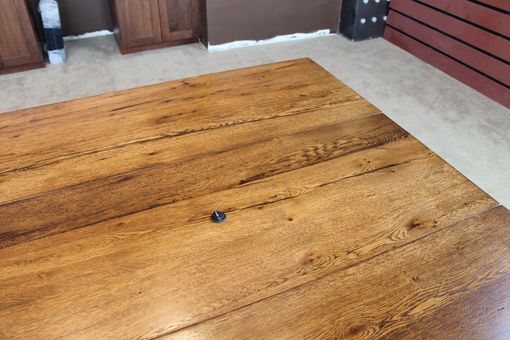 Custom Made Reclaimed Oak Custom Conference Table
