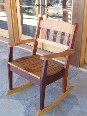 Custom Made Multi-Hardwood Rocker