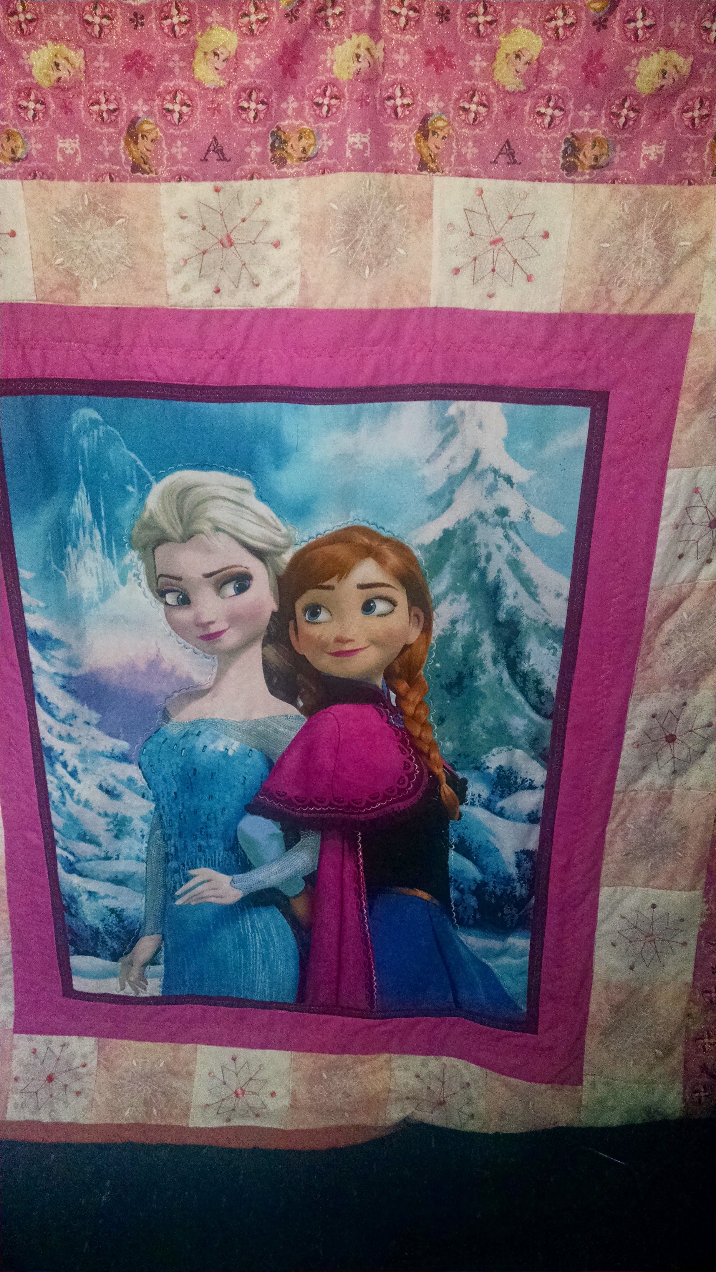 Custom Frozen Quilt Elsa Or Olaf by Mimi's Quilts | CustomMade.com