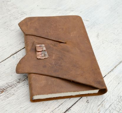 Custom Made Bound Diary Handmade Leather Journal Adventure Travel Notebook (302)