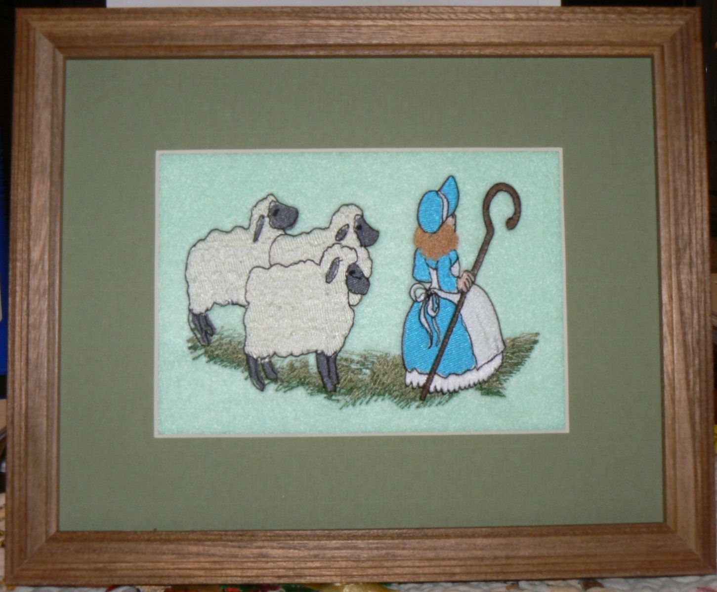 Buy Hand Made Mother Goose Embroidered Pictures For Baby's Nursery ...