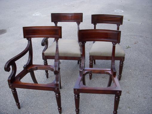 Custom Made Copy Of Regency Side And Armchair