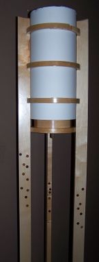 Custom Made Maple Floor Lamp