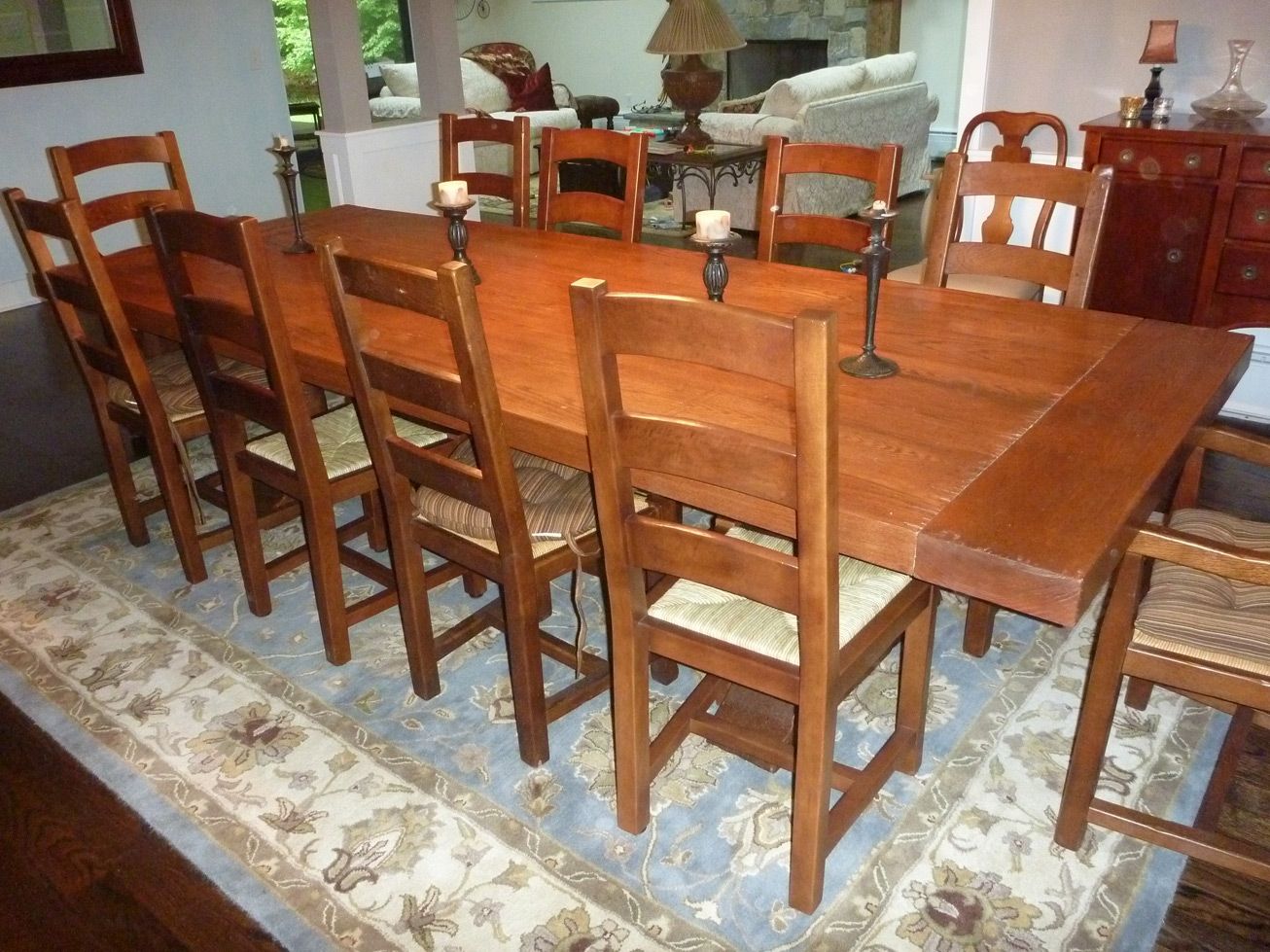Handmade Dining Room Table Top by AJC Woodworking