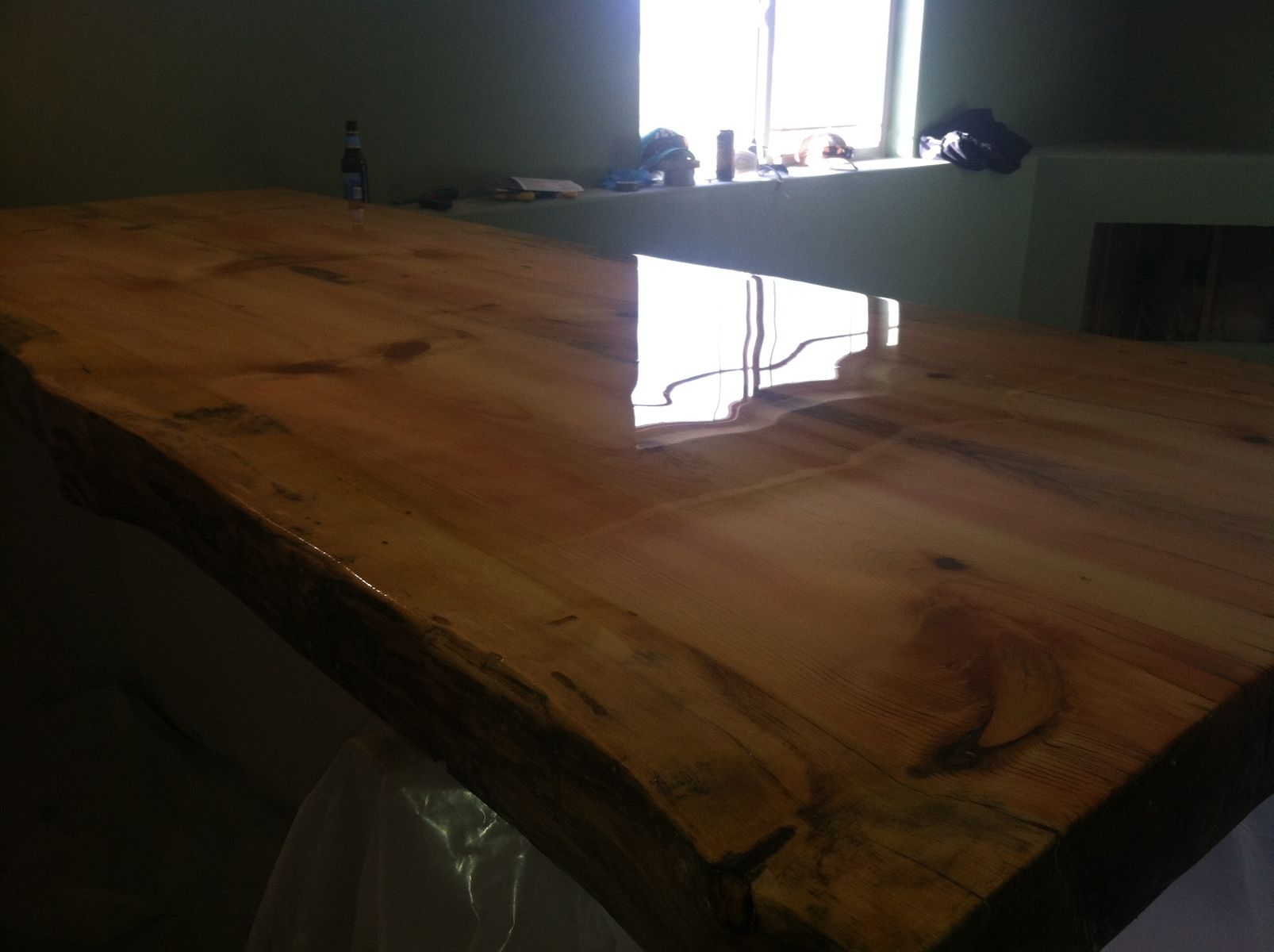 Handmade Live Edge Bar Top by Droptine Woodworks