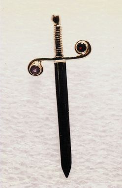 Custom Made Sword Tie Tack