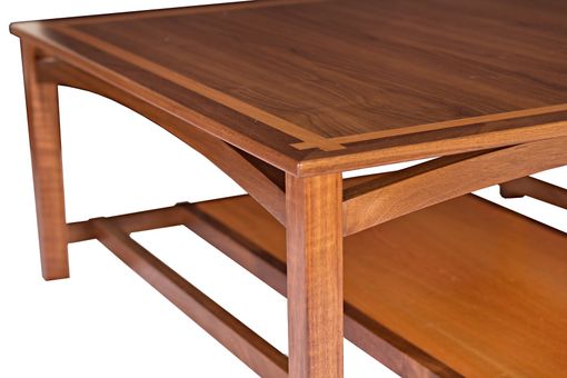 Custom Made Resolute Coffee Table: Arts And Crafts Inspired Modern Table