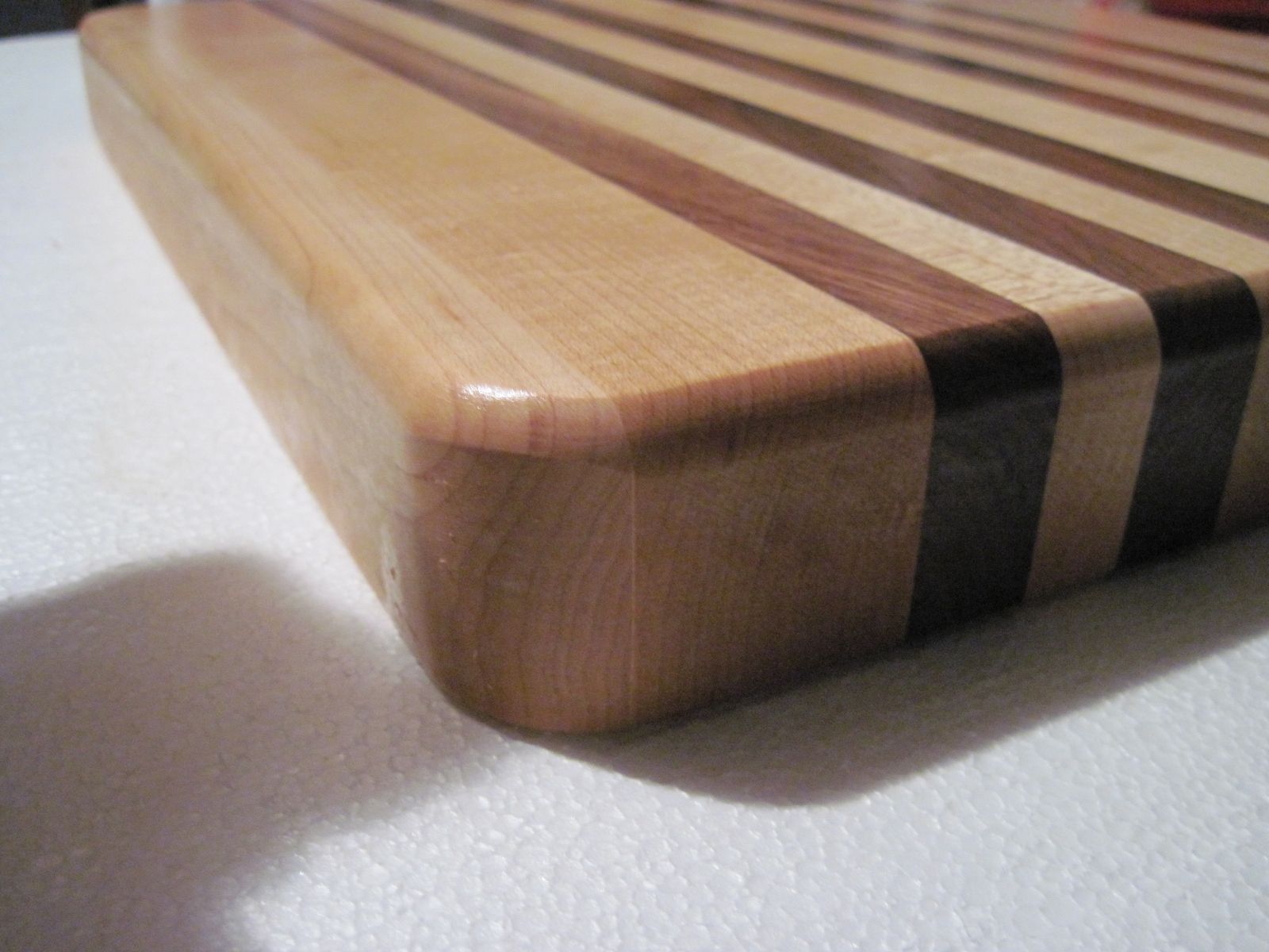 Criss-cross Cutting Board - Maple and Black Walnut
