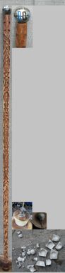 Custom Made Carved Swagger Stick