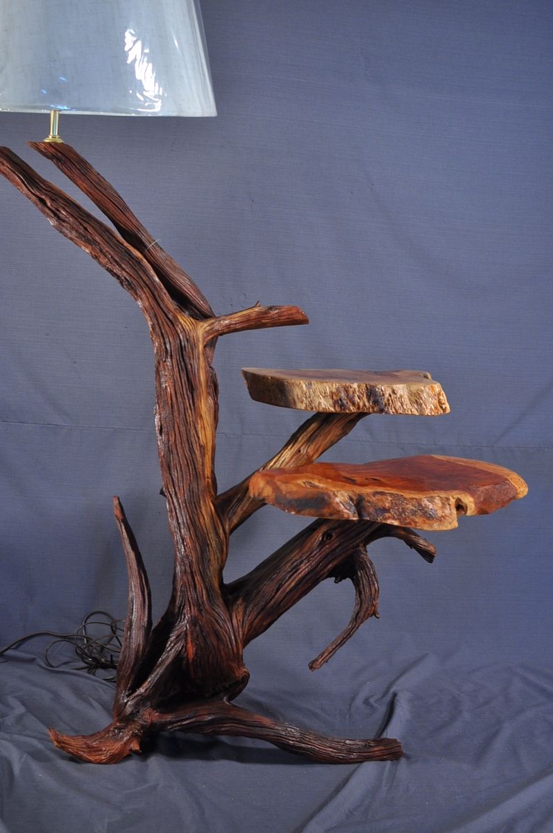 Handmade Driftwood Floor Lamp by Driftwood Decor | CustomMade.com