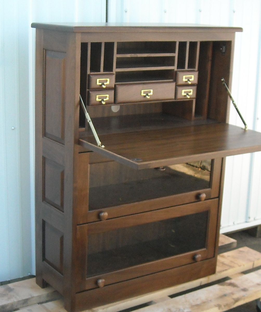 Hand Made Barrister Bookcase Drop Front Computer Desk By Tom Kies Hand Made Barrister Bookcase Drop Front Computer Desk By Tom Kies Woodworks Custommade Com