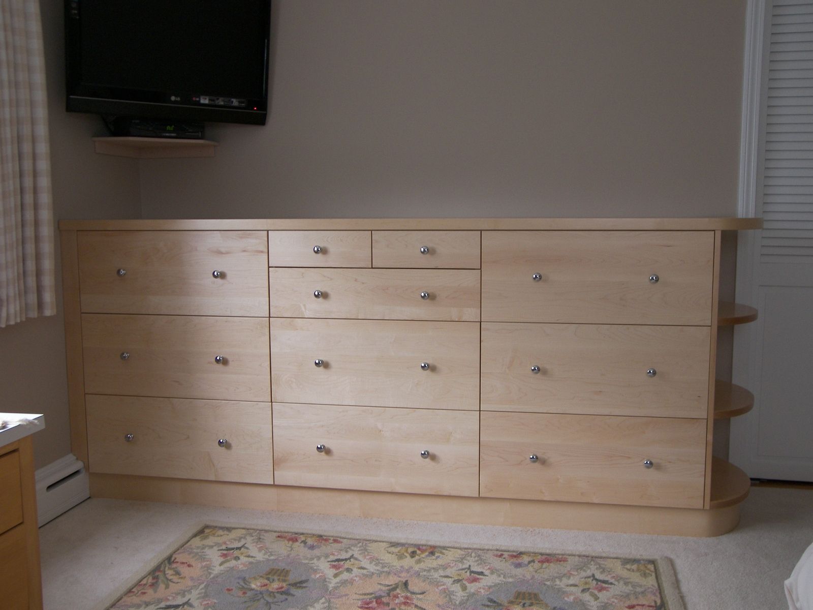 Hand Made Maple Dresser With Natural Finish By Edko Cabinets Llc