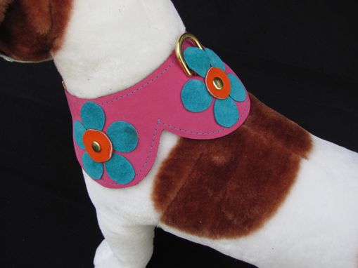 Custom Made Flower Power Dog Collar