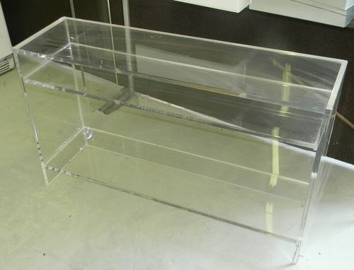 Custom Made Acrylic Bookcase- T.V. Stand - Hand Crafted, Custom Size Never A Problem