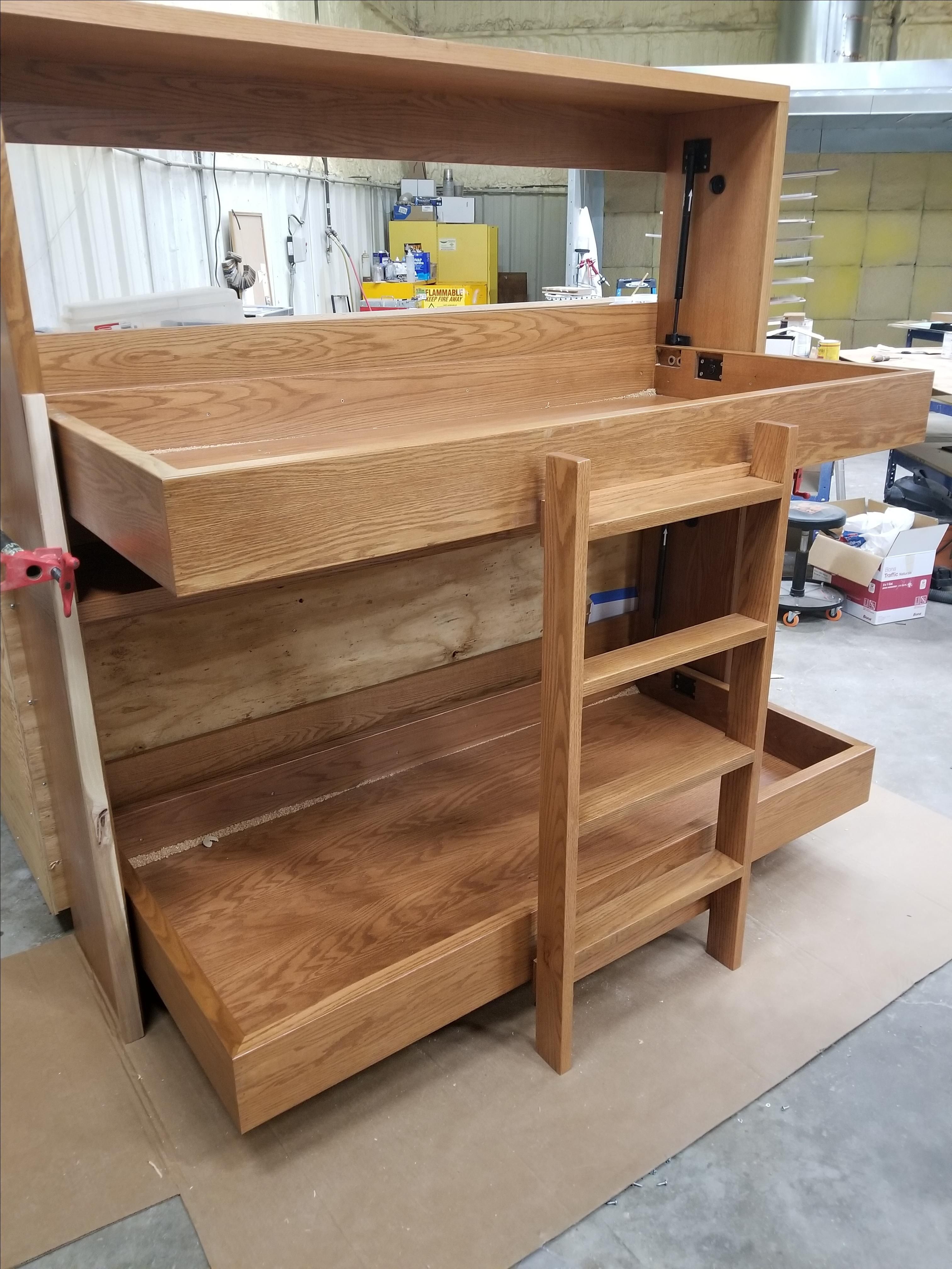 Handmade Murphy Bunk Beds by Kirk Kreations