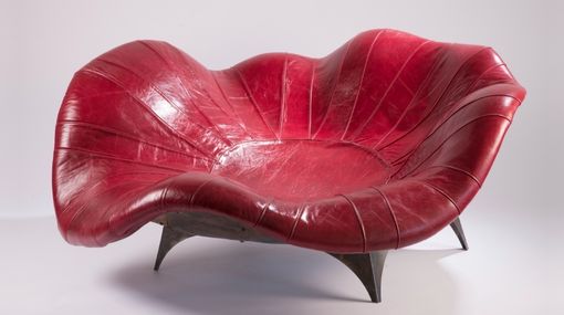 Custom Made Red Moon Rising Couch